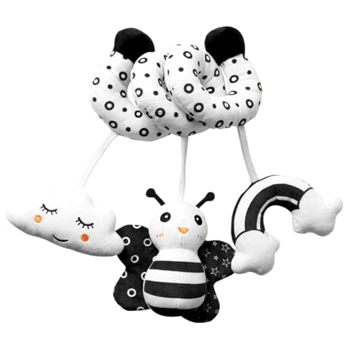 Yeory Kinderwagenspielzeug, Kinderwagenspielzeug für Babys, spiralförmige Stretch -Plüsch -Autospielspielzeug, interaktives Babyspielzeug, Hanging Pushtchair -Spielzeug Yeory Kinderwagenspielzeug, Kinderwagenspielzeug für Babys, spiralförmige Stretch -Plüsch -Autospielspielzeug, interaktives Babyspielzeug, Hanging Pushtchair -Spielzeug von Yeory
