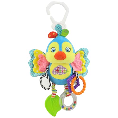 Yeory Kinderwagenspielzeug für Babys 0-6 Monate, Clip über Babyhängespielzeug mit hängenden Rasseln, Neugeborene sensorische Aktivität Plüsch für Kleinkindmädchen und Jungen, Vogel, Baby Yeory Kinderwagenspielzeug für Babys 0-6 Monate, Clip über Babyhängespielzeug mit hängenden Rasseln, Neugeborene sensorische Aktivität Plüsch für Kleinkindmädchen und Jungen, Vogel, Baby von Yeory