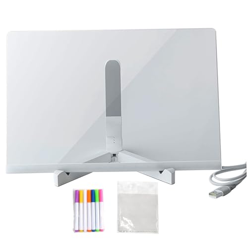 Yeory LED -Notizbrett mit Farben, 12 x 8 Zoll Acryl LED -Zeichenbrett mit Stand und 7 Stiften, Bildungsspielzeug für Büroschule oder Kindergeburtstagsgeschenke, Notiz, Note Yeory LED -Notizbrett mit Farben, 12 x 8 Zoll Acryl LED -Zeichenbrett mit Stand und 7 Stiften, Bildungsspielzeug für Büroschule oder Kindergeburtstagsgeschenke, Notiz, Note von Yeory