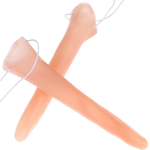 Yeory Lange Nase 2pcs 6 Zoll PVC gefälschte Nase mit elastischen Riemen für Kinder und Erwachsene Halloween-Accessoires für Cosplay, Kleider Yeory Lange Nase 2pcs 6 Zoll PVC gefälschte Nase mit elastischen Riemen für Kinder und Erwachsene Halloween-Accessoires für Cosplay, Kleider von Yeory