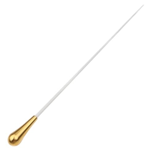 Yeory Leitender Schlagstock, 15 -Zoll -Metallmusik -Leiter mit birnenförmigem Griff für den Symphonieorchester Chor, Batons von Yeory