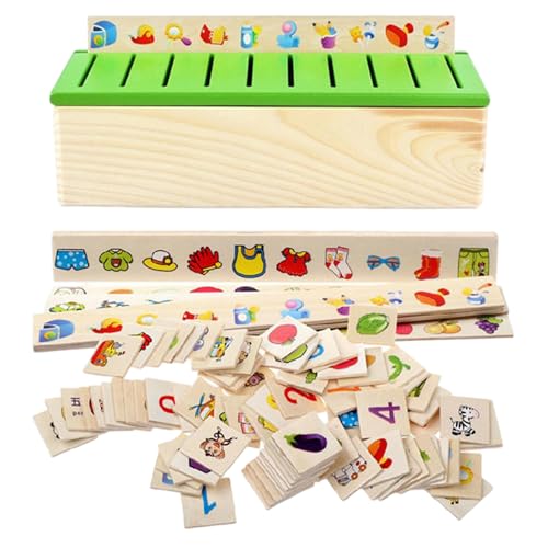 Yeory Montessori -Spielzeug für Kleinkind, Sortieren von Spielzeug für Kleinkinder, Sortieren von Box Montessori, Matching Box Yeory Montessori -Spielzeug für Kleinkind, Sortieren von Spielzeug für Kleinkinder, Sortieren von Box Montessori, Matching Box von Yeory