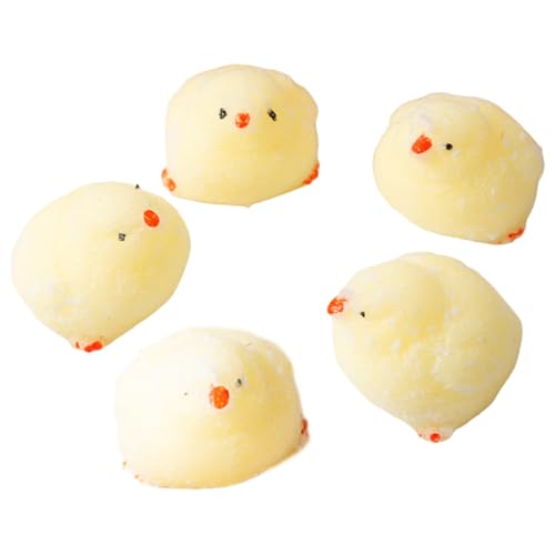 Yeory Quetschspielzeug, 5 Stück handgefertigtes Squishy-Küken, Quetschspielzeug zum Stressabbau, dehnbares Squishy-Zappelspielzeug Yeory Quetschspielzeug, 5 Stück handgefertigtes Squishy-Küken, Quetschspielzeug zum Stressabbau, dehnbares Squishy-Zappelspielzeug von Yeory