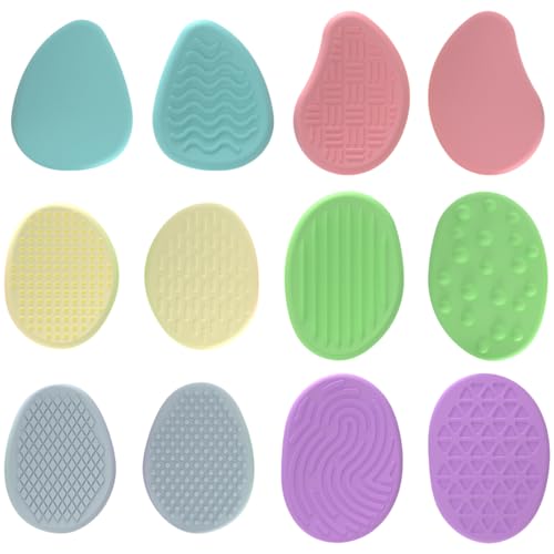 Yeory Sensorische Steine 12pcs Verschiedene Textur- und Form Silikon -Sorge -Stein für beruhigend, unterhaltsam und Stressabbau, farbenfrohe Flexible ruhige Zappelspielzeug für Kinder, Sorge Stone Yeory Sensorische Steine 12pcs Verschiedene Textur- und Form Silikon -Sorge -Stein für beruhigend, unterhaltsam und Stressabbau, farbenfrohe Flexible ruhige Zappelspielzeug für Kinder, Sorge Stone von Yeory