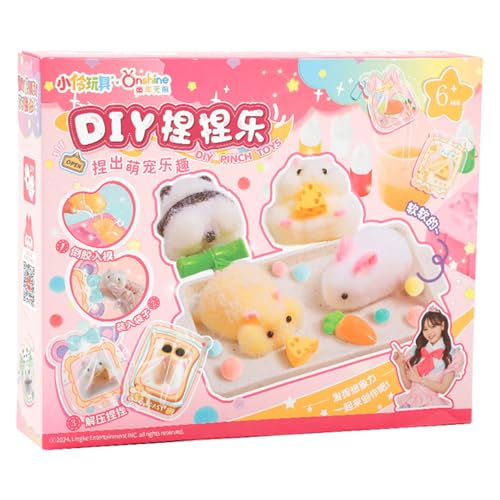 Yeory Squeeze -Spielzeug, Machen Sie Ihr eigenes Stress -Squeeze -Spielzeug mit langsamem Abpraller, Ultra Soft DIY Animal Pinch Press Ball für Partygunst, Geschenke, Schulprämien, Stressspielzeug von Yeory