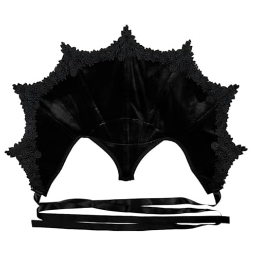 Yeory Vampirkostüm, Victorian Collar mit Krawattengurten, böses Königin Kostüm, Vampirkragen für Halloween, böse Königin Yeory Vampirkostüm, Victorian Collar mit Krawattengurten, böses Königin Kostüm, Vampirkragen für Halloween, böse Königin von Yeory