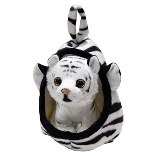 Yeory Weißer Tiger ausgestopftes Tier 7.1 Netter Tiger Plüsch mit Höhle & Handle niedliche realistische Stofftiere für Mädchen Jungen Kinder, weißer Plüsch Yeory Weißer Tiger ausgestopftes Tier 7.1 Netter Tiger Plüsch mit Höhle & Handle niedliche realistische Stofftiere für Mädchen Jungen Kinder, weißer Plüsch von Yeory