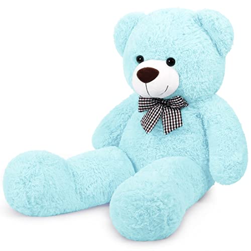 Yeqivo Groß Teddybär Kuschelbär XL riesen Teddy Bear Plüschbär Kuscheltier(Himmelblau) von Yeqivo