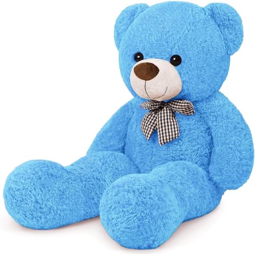 Yeqivo Groß Teddybär Kuschelbär XL riesen Teddy Bear Plüschbär Kuscheltier (Blau) von Yeqivo
