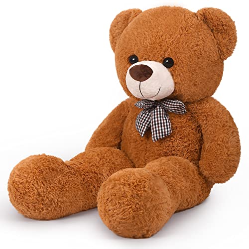 Yeqivo Groß Teddybär Kuschelbär XL riesen Teddy Bear Plüschbär Kuscheltier (Braun) von Yeqivo