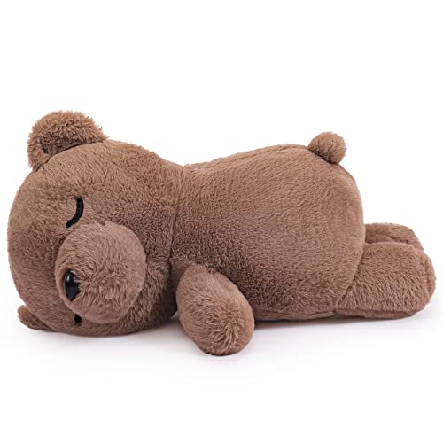 Yeqivo Koala Plüschpuppe Kuscheltier Plüschtier Schlafbär Schlafender Koalabär Teddybär (50CM,Braun) von Yeqivo