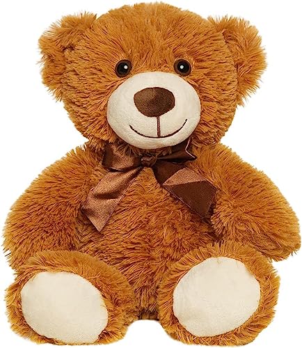 Yeqivo Teddybär gefülltes Tier Plüschtier Geschenk für Kind Freundin, 13.5 Zoll gefüllte Bären für Weihnachten Valentinstag Geburtstag Hochzeitsfeier（Braun,1Pcs） von Yeqivo