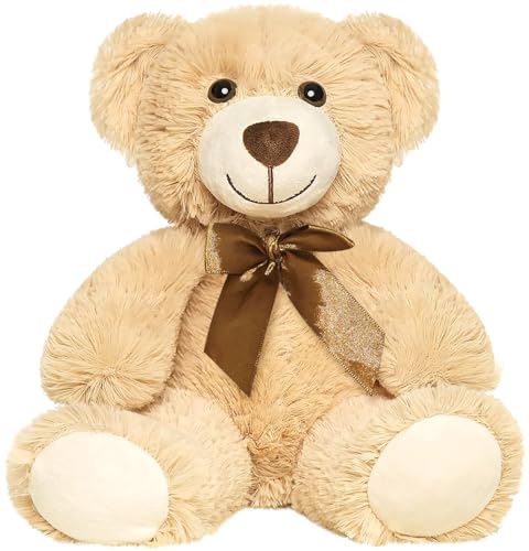 Yeqivo Teddybär gefülltes Tier Plüschtier Geschenk für Kind Freundin, 13.5 Zoll gefüllte Bären für Weihnachten Valentinstag Geburtstag Hochzeitsfeier（Khaki,1Pcs） von Yeqivo