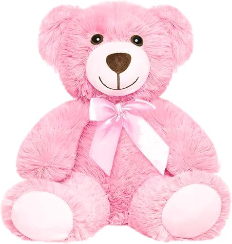 Yeqivo Teddybär gefülltes Tier Plüschtier Geschenk für Kind Freundin, 13.5 Zoll gefüllte Bären für Weihnachten Valentinstag Geburtstag Hochzeitsfeier（Rosa,1Pcs） von Yeqivo