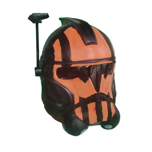 Mandalorian Stormtrooper Helm Latex Maske Clone Troopers Cosplay Requisiten Kostüm für Erwachsene von Yerdos
