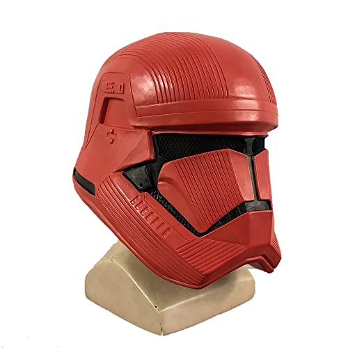Red Sith Jet Trooper Helm Stormtrooper Cosplay Maske Latex Kostüm Requisite für Herren Erwachsene von Yerdos