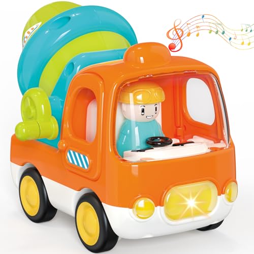 Yerloa Betonmischer Spielzeug ab 1 2 3 Jahre Junge Mit Musik und Licht, Spielzeugautos Kinderspielzeug ab 2 Jahre Baustellenfahrzeuge Kinder Autos Geschenk für 1 2 Jährigen Jungen Yerloa Betonmischer Spielzeug ab 1 2 3 Jahre Junge Mit Musik und Licht, Spielzeugautos Kinderspielzeug ab 2 Jahre Baustellenfahrzeuge Kinder Autos Geschenk für 1 2 Jährigen Jungen von Yerloa