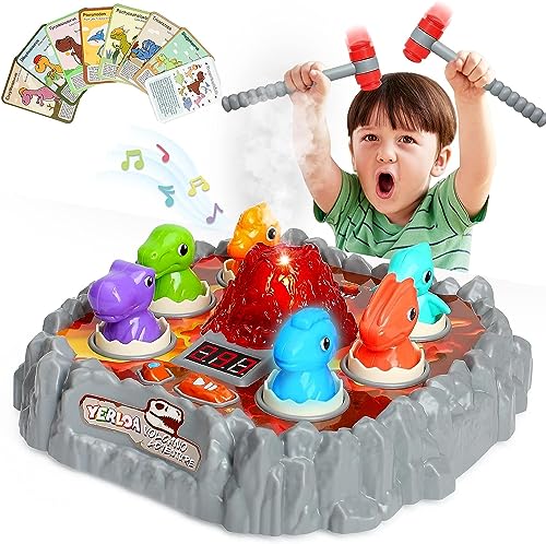 Yerloa Whack Spiel für 3 4 5 Jahre Jungen, Interaktives Whack Maulwurfspiel für Kleinkinder mit Sound & Light, Pädagogisches Montessori Spielzeug ab 3 Jahre mit 2 Hämmer Geschenke für Mädchen Yerloa Whack Spiel für 3 4 5 Jahre Jungen, Interaktives Whack Maulwurfspiel für Kleinkinder mit Sound & Light, Pädagogisches Montessori Spielzeug ab 3 Jahre mit 2 Hämmer Geschenke für Mädchen von Yerloa