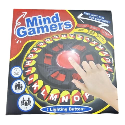 Wörter Sturm Brettspiel – Gesellschaftsspiel für 2-8 Spieler ab 14 Jahren, Partyspiel & Familienspiel (Schwarz) von Yesay