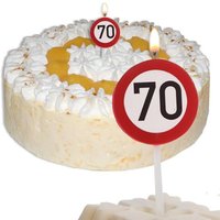 Mini Kerze Zahl 70 als Tortendeko für 70. Geburtstag, 2,2cm , 1 Stück Mini Kerze Zahl 70 als Tortendeko für 70. Geburtstag, 2,2cm , 1 Stück von Yesbox GmbH