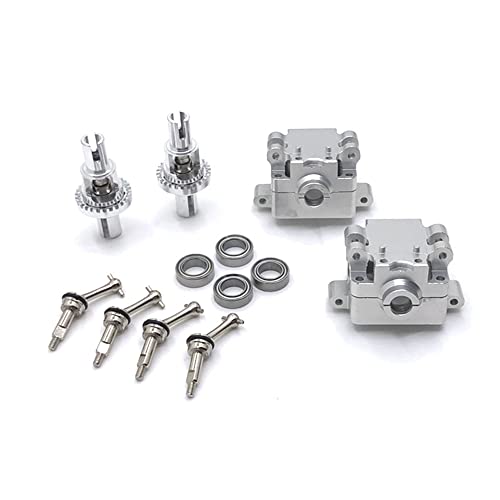 Yessetry Metall-Differentialgetriebe und Antriebswelle CVD-Set für 284131 K969 K989 K999 P929 1/28 RC -Upgrade-Teile, 2 von Yessetry