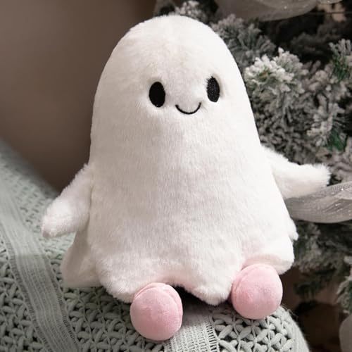 Yestree Halloween Kuscheltier Süß Geist Stofftier 30cm Halloween Plush Geist Kissen Gespenst Plüschtier Ghost Sofa Deko Yestree Halloween Kuscheltier Süß Geist Stofftier 30cm Halloween Plush Geist Kissen Gespenst Plüschtier Ghost Sofa Deko von Yestree