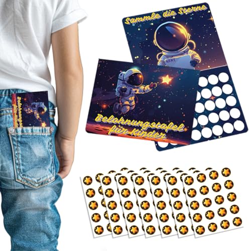 Yezirzax 4 Stück Belohnungstafel Kinder mit Sternen-Stickern, Perfekt für Kleine Kinder als Motivation für Hausarbeiten und Hausaufgaben, Aufgabentafel für Kinder für Gute Gewohnheiten Yezirzax 4 Stück Belohnungstafel Kinder mit Sternen-Stickern, Perfekt für Kleine Kinder als Motivation für Hausarbeiten und Hausaufgaben, Aufgabentafel für Kinder für Gute Gewohnheiten von Yezirzax