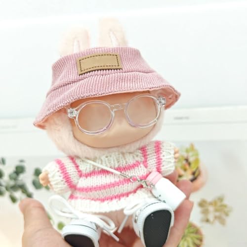 5-teiliges Outfit-Set für 17 cm für Labubu-Puppen, schicker Stil zum Spielen und Präsentieren (Pink2) von Yhenlovtt