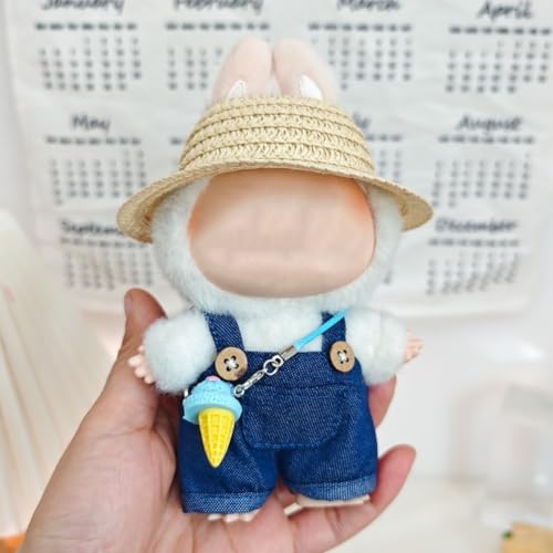Creative For Labubu Puppen-Outfit-Set mit Hut & Zubehör für endlose Spielabenteuer (A) von Yhenlovtt