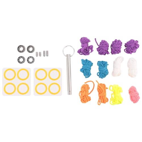 Yheonver Yoyo-Lagersatz, 12 Yoyo-Saiten, 8 Silikonpads, 2 Nicht Reagierende Kugellager mit 10 Kugeln, 2 Schmale C-Reaktionslager, 4 Yoyo-Achsen Yheonver Yoyo-Lagersatz, 12 Yoyo-Saiten, 8 Silikonpads, 2 Nicht Reagierende Kugellager mit 10 Kugeln, 2 Schmale C-Reaktionslager, 4 Yoyo-Achsen von Yheonver