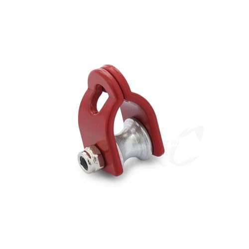 YhfAbd 1/10 Skala Anhänger Hitch Schäkel Winde Pulley Umlenkrolle Schnalle Rettungs Kette for RC Crawler Axial SCX10 Wraith TRX4 TRX6 VS4 Ersatzteile(RD-1) von YhfAbd