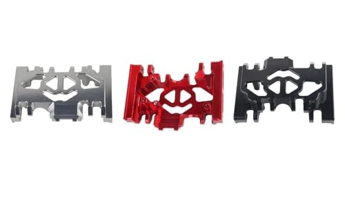 YhfAbd Aluminiumlegierung TRX4 Getriebehalterung Chassis Unterfahrschutz Upgrade for 1/10 RC Crawler TRX-4 Defender Bronco Blazer G500 Ersatzteile(Silver) von YhfAbd