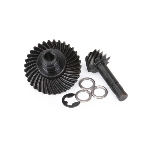 YhfAbd CNC Integrierte Aluminium Vorne Hinterachse for 1/10 RC Crawler Axial SCX10 II 90046 Optional Overdrive/Underdrive Getriebe/SOA Ersatzteile(33T 8T Gear) von YhfAbd