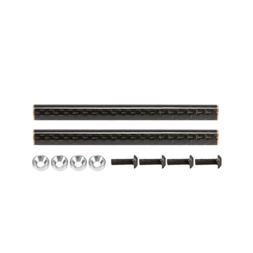 YhfAbd Carbonfaser-Chassisstrebensatz for 1/10 RC-Auto-Crawler SCX10 PRO Gspeed LCG Rigs – 67 mm, 70 mm, 75 mm und 78 mm Sporty Comp Builds D Ersatzteile(2PCS 70mm) von YhfAbd