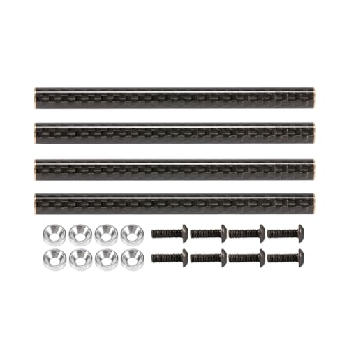 YhfAbd Carbonfaser-Chassisstrebensatz for 1/10 RC-Auto-Crawler SCX10 PRO Gspeed LCG Rigs – 67 mm, 70 mm, 75 mm und 78 mm Sporty Comp Builds D Ersatzteile(4PCS 78mm) von YhfAbd