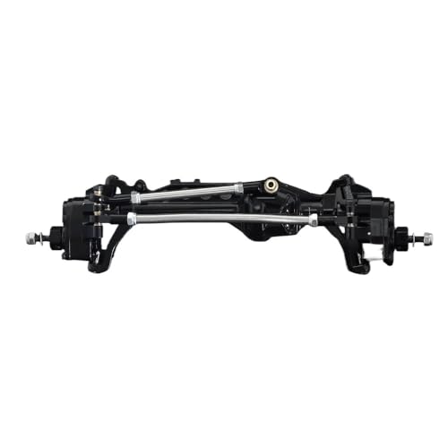 YhfAbd Hochleistungs-Portalachsen aus Metall vorne und hinten, Upgrade-Teil for 1/10 RC Crawler Car Axial SCX10 III AXI03007 Wrangler JL AR45 Achse Ersatzteile(Black Front Axle) von YhfAbd