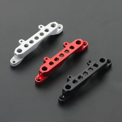 YhfAbd Metall vorne hinten obere Stoßdämpferstreben Karosseriehalterungen Upgrade for 1/10 RC Crawler Auto Axial SCX10 III Wrangler JT Gladiator Ersatzteile(1 Set red) von YhfAbd