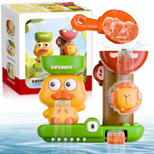 Badewannen Spielzeug Kinder,Cartoon Ente Rotierende Augen Wasserrad Spaß Duschwasser Sprühspielzeug,Badespielzeug Set,1-3 Jahr Mädchen Junge Wasse Kinder Spielzeug, Badewannenspielzeug ab 6-18 Monate Badewannen Spielzeug Kinder,Cartoon Ente Rotierende Augen Wasserrad Spaß Duschwasser Sprühspielzeug,Badespielzeug Set,1-3 Jahr Mädchen Junge Wasse Kinder Spielzeug, Badewannenspielzeug ab 6-18 Monate von Yhjxly
