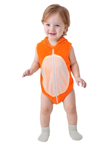Yhong Baby Mädchen Jungen Flanell Strampelanzug Cartoon Tier Kostüme Halloween Cosplay Geburtstag Anzug 0-24 Monate Fuchs 50-62 Yhong Baby Mädchen Jungen Flanell Strampelanzug Cartoon Tier Kostüme Halloween Cosplay Geburtstag Anzug 0-24 Monate Fuchs 50-62 von Yhong
