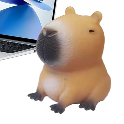Capybara Spielzeug zum Stressabbau | Niedliches Capybara Squeeze Fidget Toy | Lustiges Tierisches Anti Stress Spielzeug Zum Kneten Für Kinder Erwachsene Büro Schule Zuhause geschenkideé von Yhsioaklo