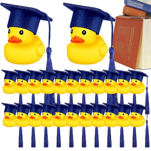 Gummi Enten | Weiches niedliche Abschluss Enten mit schwarzem Abschlusshut | Lustige akademische Gràduation -Gummi -Ente für Geburtstagsfeier, Kinderdusche, Partybevorzugung der Dekoration Gummi Enten | Weiches niedliche Abschluss Enten mit schwarzem Abschlusshut | Lustige akademische Gràduation -Gummi -Ente für Geburtstagsfeier, Kinderdusche, Partybevorzugung der Dekoration von Yhsioaklo