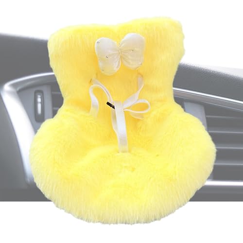 Làbúbu Autositz für Puppen | Auto-Lüftungsschlitz-Sicherheitssitz mit transparenter ergonomischer Basis | Puppensicherheitssitz mit Lüftungsschlitzclip & Desktop-Ständer für Fans, Anime-Sammler von Yhsioaklo