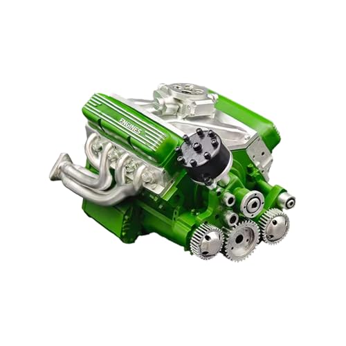 Motor-Modellbausatz | Motorbausteine | Automotor-Spielzeug | Kreatives Bastel-Schreibtisch-Ornament aus Kunstharz für Werkstatt, Bildung, Sammler, Garage, Zuhause, Geburtstag, Arbeitsplatz, Ausstellun von Yhsioaklo