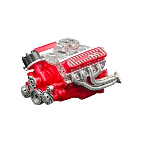 Motor-Modellbausatz | Motorbausteine | Automotor-Spielzeug | Kreatives Bastel-Schreibtisch-Ornament aus Kunstharz für Werkstatt, Bildung, Sammler, Garage, Zuhause, Geburtstag, Arbeitsplatz, Ausstellun von Yhsioaklo