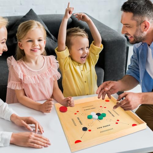 Spiel | Interaktives Set | Party Holzbretter Spiele, Strategische Zwei-Spieler-pädagogische Desktop-Spiele für Spaß Familie Freunde Nacht von Yhsioaklo