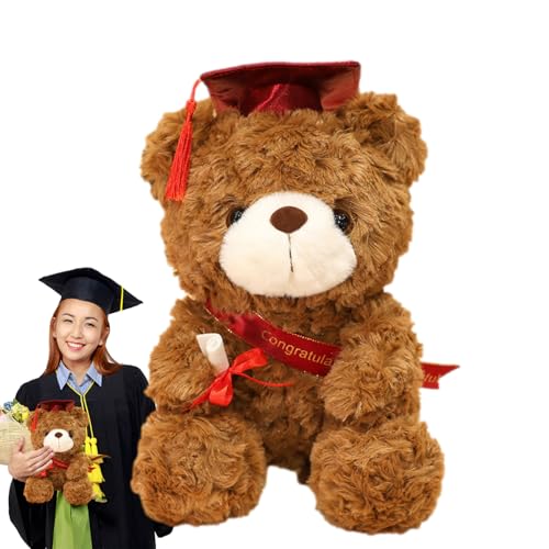 Yhsioaklo Abschlussgeschenk, Absolvent Teddybär | großen süßen mit Schriftrolle, Plüsch gefüllte Tierpuppe, Tischregal - -Absolventen Geschenke, Beste Gegenwart für Freunde Yhsioaklo Abschlussgeschenk, Absolvent Teddybär | großen süßen mit Schriftrolle, Plüsch gefüllte Tierpuppe, Tischregal - -Absolventen Geschenke, Beste Gegenwart für Freunde von Yhsioaklo