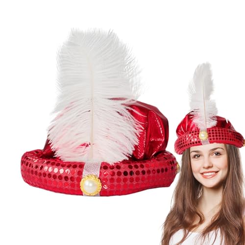 Yhsioaklo Aladin-Kostüm-Hut – wiederverwendbarer Satintuch Aladdin Turban Hut – Aladin Hut Erwachsene – mit Feder und Perle wunderschöner Sultan Turban Herren Kopf Wrap Pailletten Design für Herren Yhsioaklo Aladin-Kostüm-Hut – wiederverwendbarer Satintuch Aladdin Turban Hut – Aladin Hut Erwachsene – mit Feder und Perle wunderschöner Sultan Turban Herren Kopf Wrap Pailletten Design für Herren von Yhsioaklo