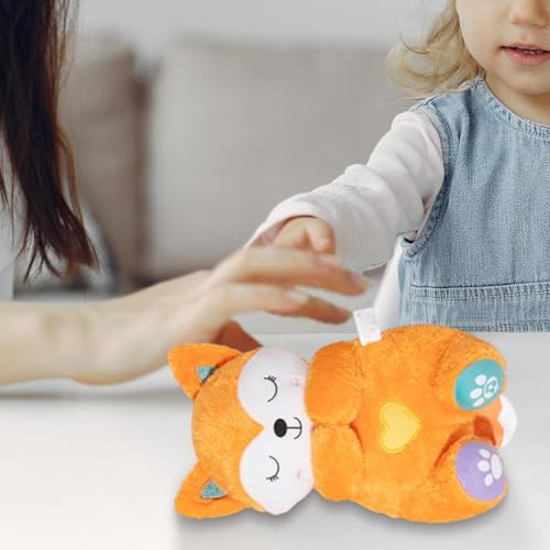 Yhsioaklo Atemgefüllte Tier | Musikalisches Licht Fuchs Plüsch | Huggable Music Soft Plüsch, Cartoon Animal Doll zum Entspannen, Spielen, Schlafen, Zuhause, Kindergarten, Kindergarten Yhsioaklo Atemgefüllte Tier | Musikalisches Licht Fuchs Plüsch | Huggable Music Soft Plüsch, Cartoon Animal Doll zum Entspannen, Spielen, Schlafen, Zuhause, Kindergarten, Kindergarten von Yhsioaklo
