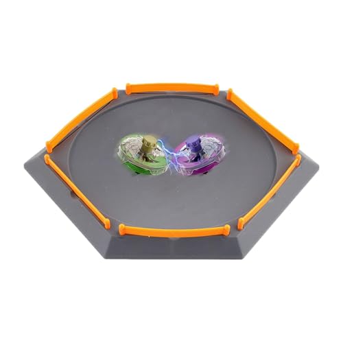 Yhsioaklo Burst Battling Set | Burst Beystadium | Wiederverwendbares Metal Fusion Battling Top Stadion Duell Spinnings Top Launcher Stadion | Tragbares verdicktes Kampfspiel für Trainingsplatz von Yhsioaklo