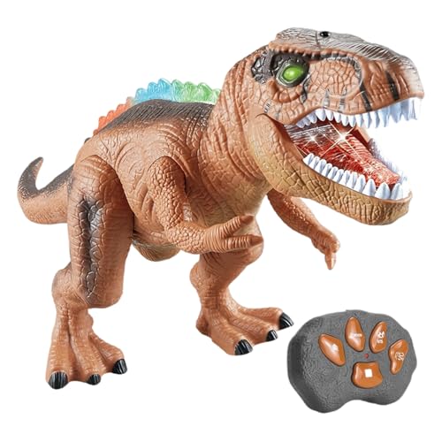 Yhsioaklo Dinosaurierspielzeug Für Kinder - Elektronisches Dinosaurier Spielzeug mit Licht Sprühbrüllen | Elektronische RC Lauffiguren für realistisches Spiel für Mädchen, und Kinder, von Yhsioaklo